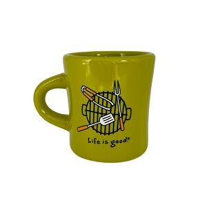 🌟 Life Is Good BBQ Grill 11 oz Ceramic Mug